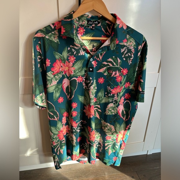 Bad Birdie Men's Golf Polo Size Large Style Bad Botanist - Picture 4 of 9